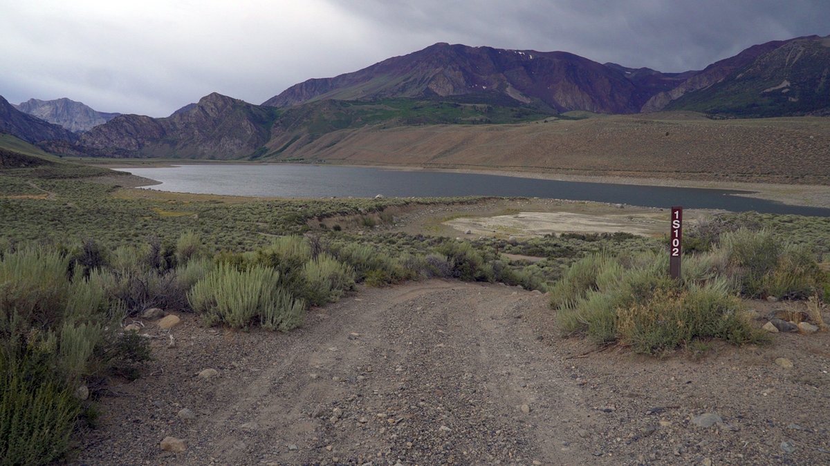 Photo: Grant Lake Reservoir (part of the Los Angeles Aqueduct Mono Extension). Except for very low water years, the City of Los Angeles annually displaces about 16,000 acre feet (more than 5 billion gallons) of water from this beautiful habitat and into the concrete jungle.