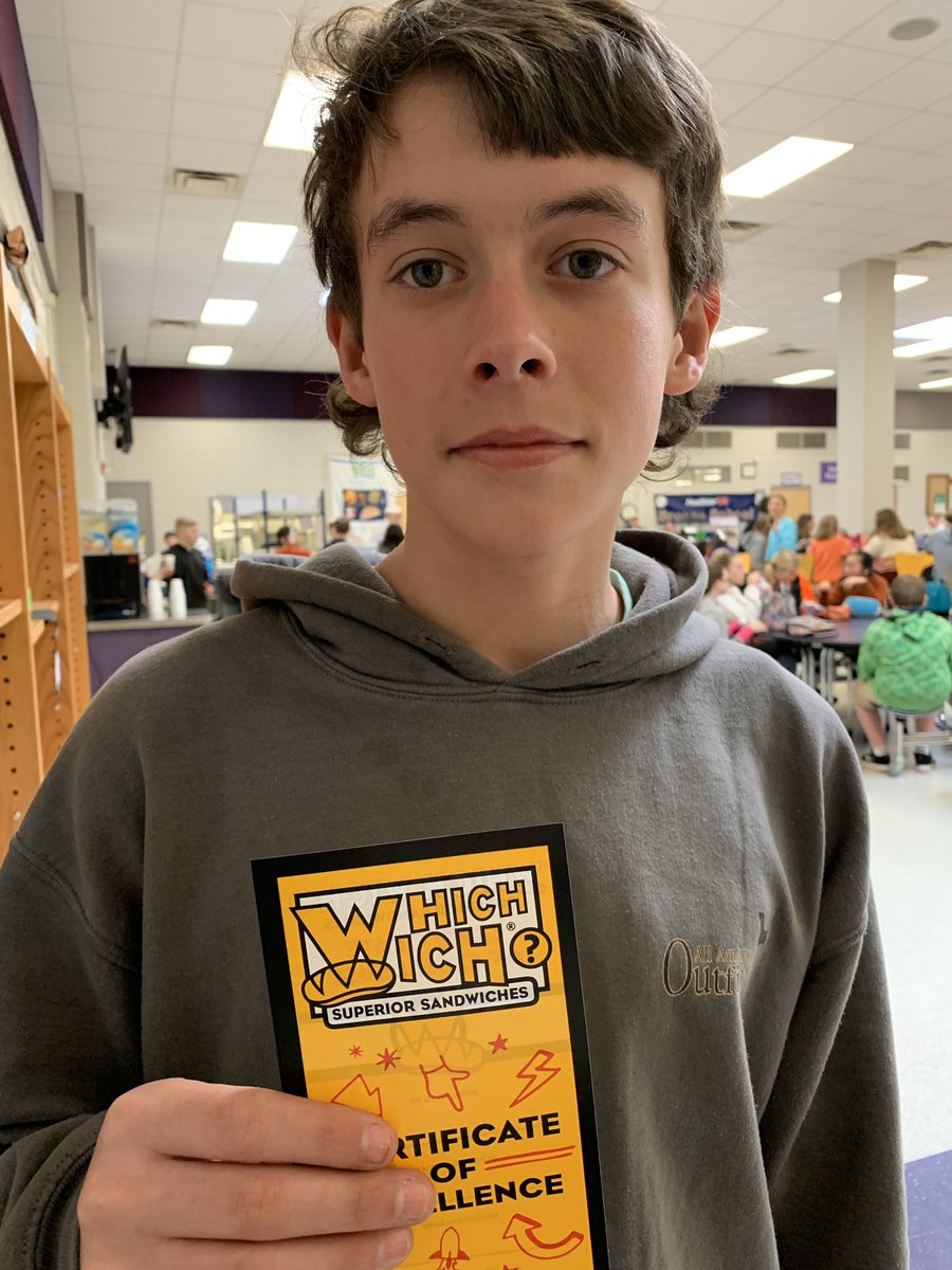 RCEMiddle's tweet photo. Proud of today’s #WhichWichofClemson🧡💜 #StudentsofExcellence⭐️ #teamRCE🐾 https://t.co/kB7sNF4TXD