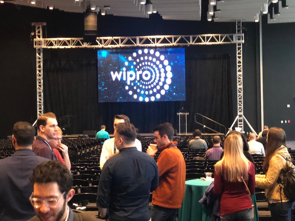 Wipro's tweet photo. Check out this live footage from the #RVATech Data Summit event in Richmond, VA, where @Wipro is a proud sponsor. Stop by to see us today and say hi!
#WiproEngineeringStudio #RVADataSummit20 https://t.co/wzav995hyh