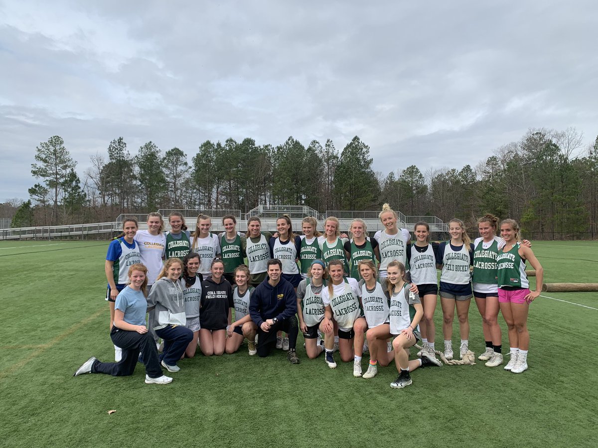 This morning we did team training with Collegiate School girls lacrosse in Goochland County VA. Found out many of their parents do SEAL Team PT!.  Hooyah!