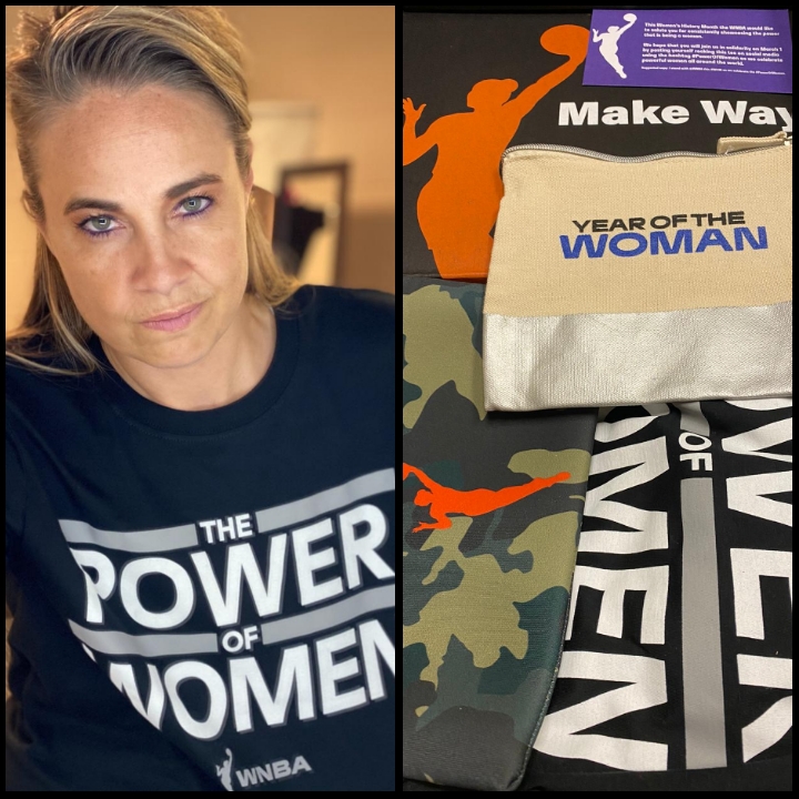 BeckyHammon's tweet image. Proud to rock this shirt! I wouldve posted a pic earlier BUT I was on the road &amp;amp; didnt have it in my hands! Had a great package when I returned sitting on my desk from the @WNBA proud of you ladies! All the ladies, past, present and future, keep reppin the truth &amp;amp; livin the dream