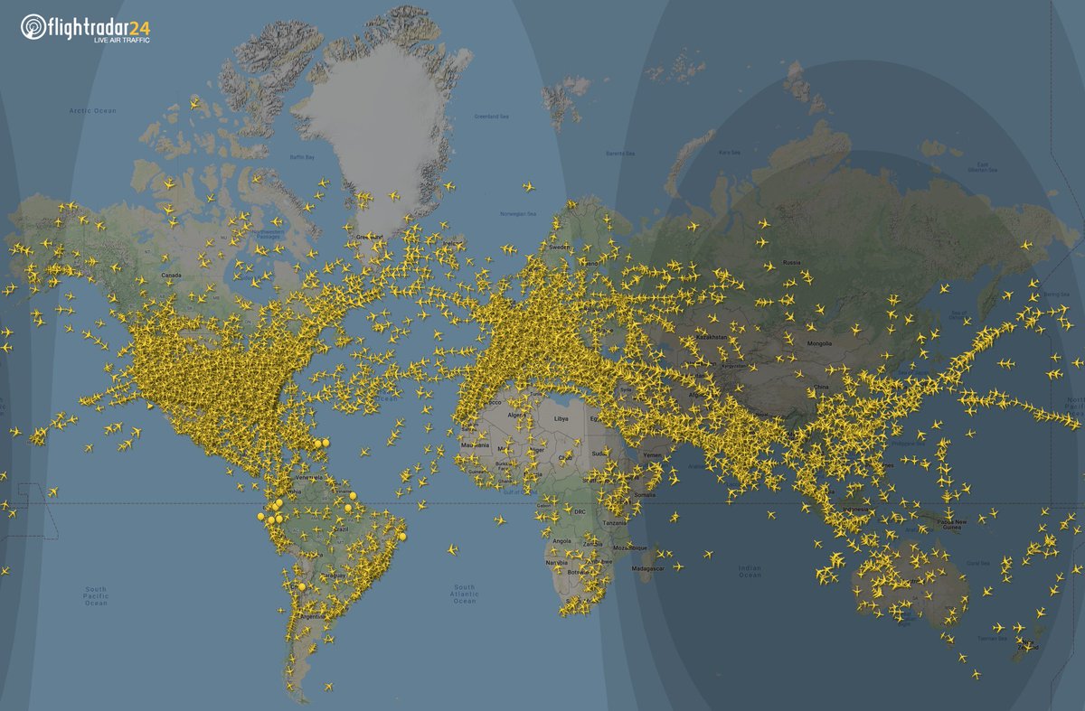 Our regular mid-week look at global air traffic. More than 14,500 ...