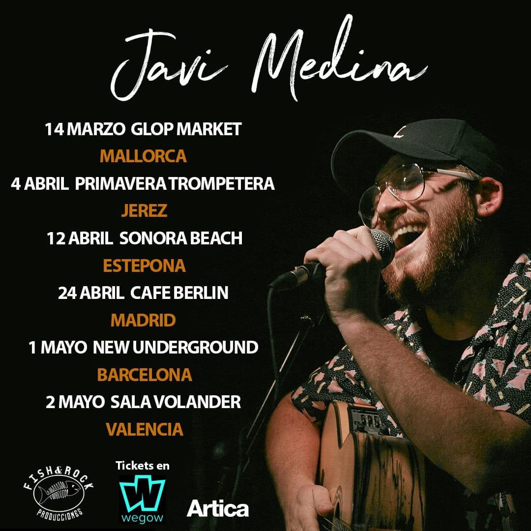 🎵Aqui tenéis las fechas de los próximos conciertos de <a href="/javialdeskuido/">Javi Medina</a> 🎵

¡No os lo podéis perder!
🎉Nos vemos allí 🎉
