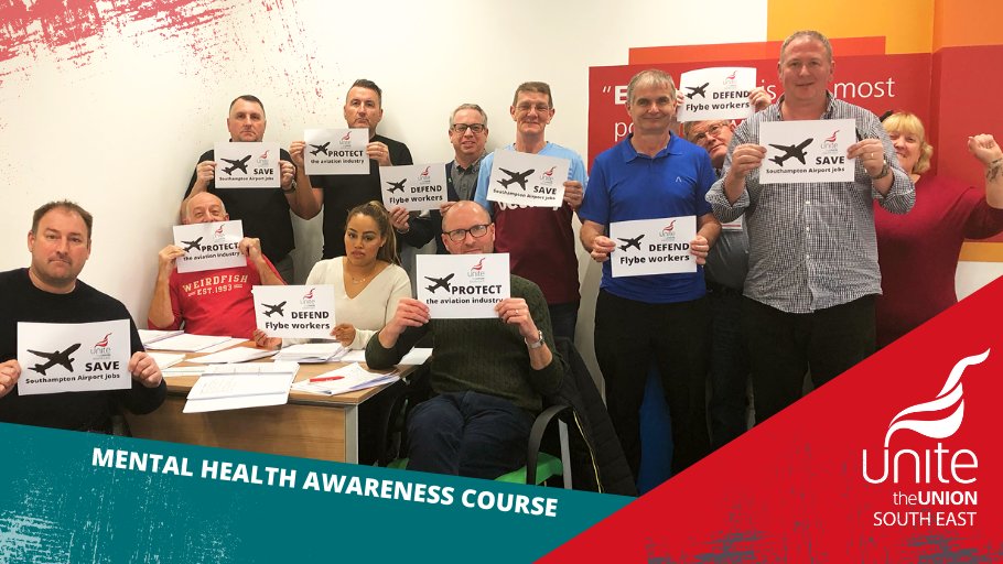 unite_southeast's tweet photo. Great to see so many fantastic reps attending Mental Health Awareness Course.👏

It's been a busy week for them but they found time to support their colleagues from #Flybe and #SouthamptonAirport ❤️✈️

#Flybecollapse #DefendFlybe #ProtectAviation #SaveSouthamptonAirport https://t.co/qZqdYDtYaF