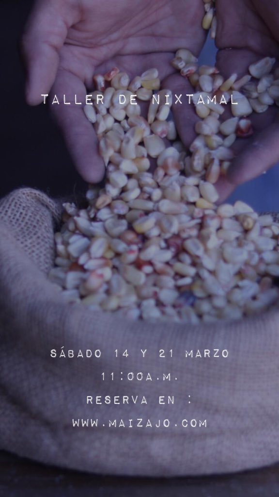 maizajomx's tweet photo. Reserva tu lugar para este 14 o 21 de marzo. 
Aprende cómo se hacen las tortillas desde cero, muele tu maíz y haz tu tortilla.
Ya incluimos antojitos para probar los diferentes maíces al finalizar! https://t.co/YvRNW3OpZ0
