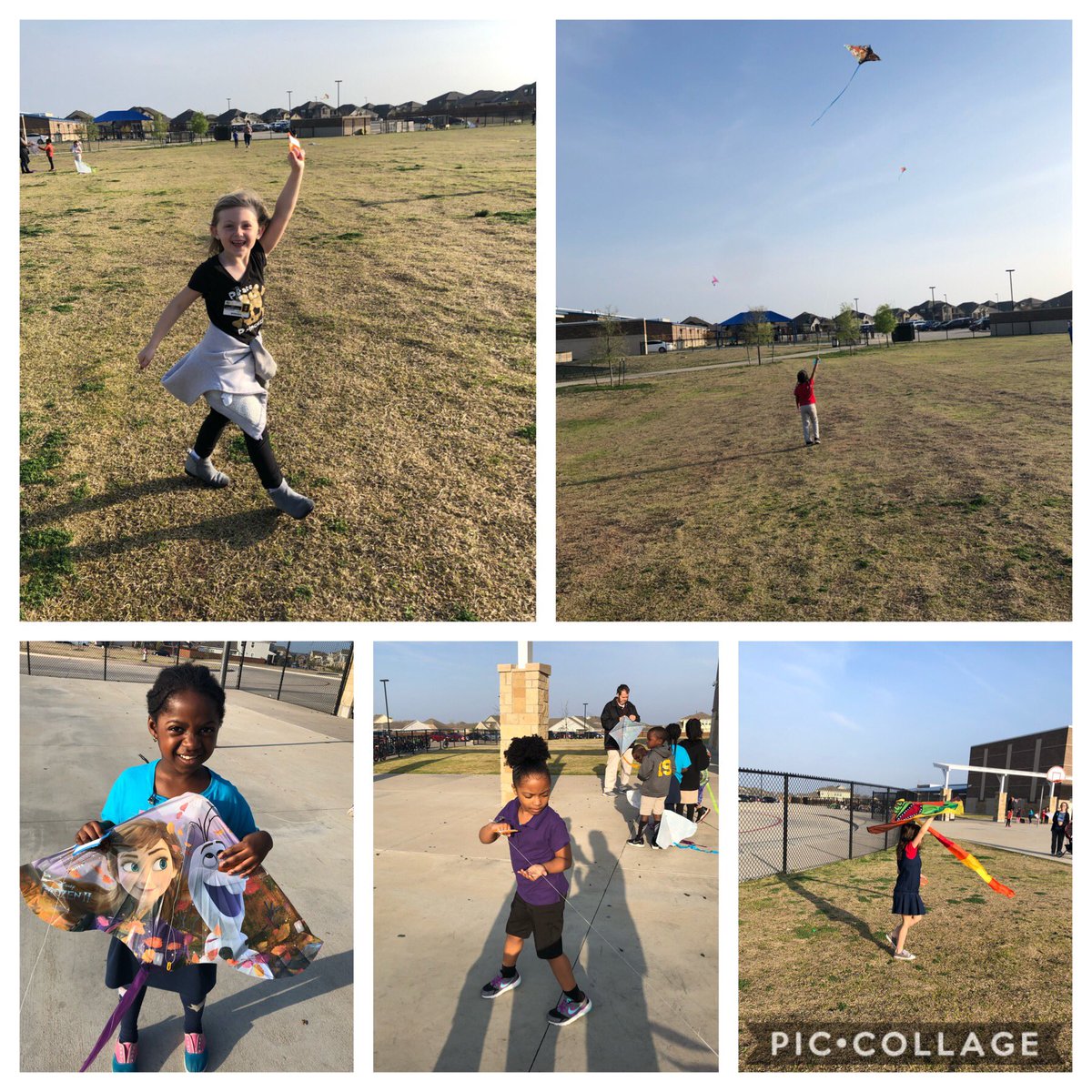 Kite flying was so fun in PE today! <a href="/CISDDietz/">Dietz Elementary</a> #thisisdietz