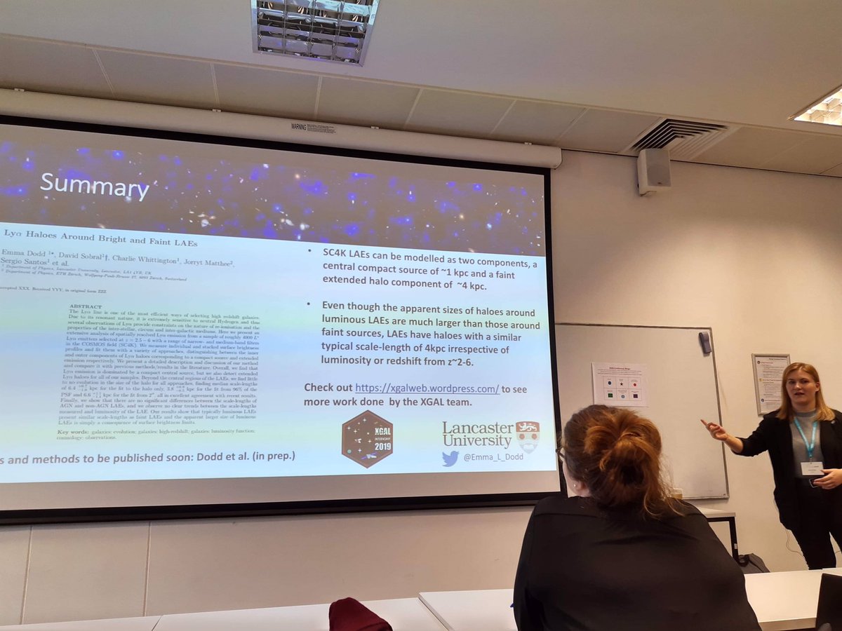 Emma_L_Dodd's tweet photo. Today I attended the Lancaster #2020UGConf with these amazing #WomenInScience! 🌟I presented my research on Lyman-alpha haloes, whilst also learning about a variety of other topics! 😊 Find out more about my LAHs work here https://t.co/OC4Ufp0ZC0 https://t.co/QlU6qcHnel