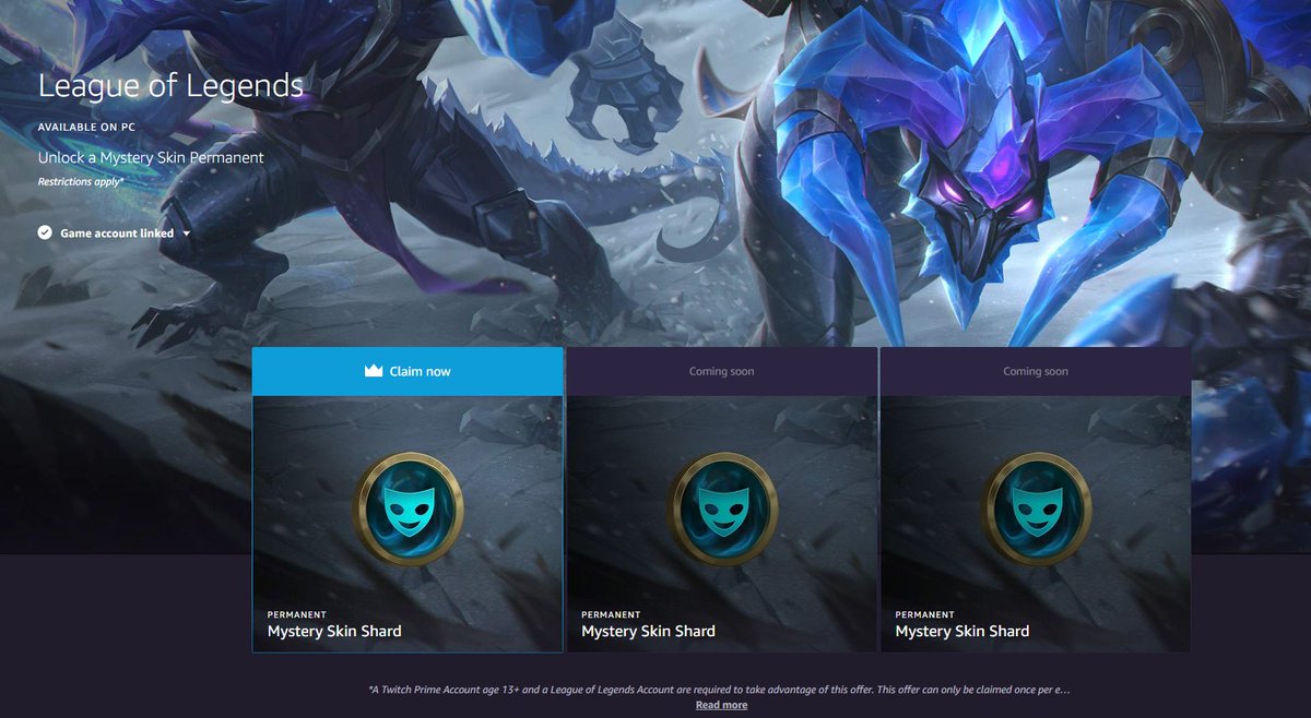 moobeat on X: New TFT and LoL loot is up on Twitch Prime! LoL:   TFT:    / X