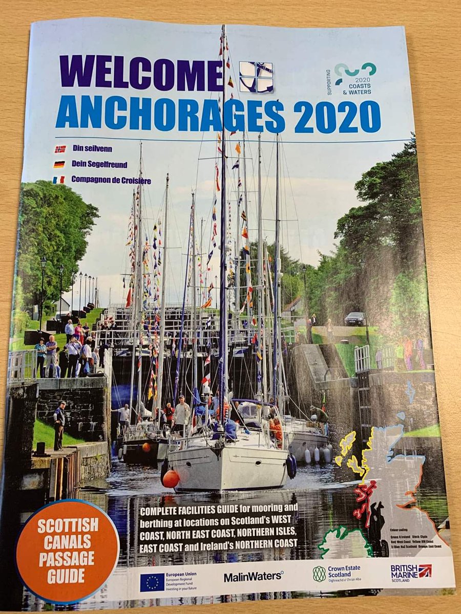 Our copies of <a href="/WelcomAnchorage/">Welcome-Anchorages</a> arrived today here <a href="/KipMarina/">KipMarina</a>. If you are passing pop in and pick up your free copy ⚓️🛥😊

#KipMarina #Inverkip #Inverclyde #Scotland #Sailing #Boating #westcoastwaters #YCW2020
