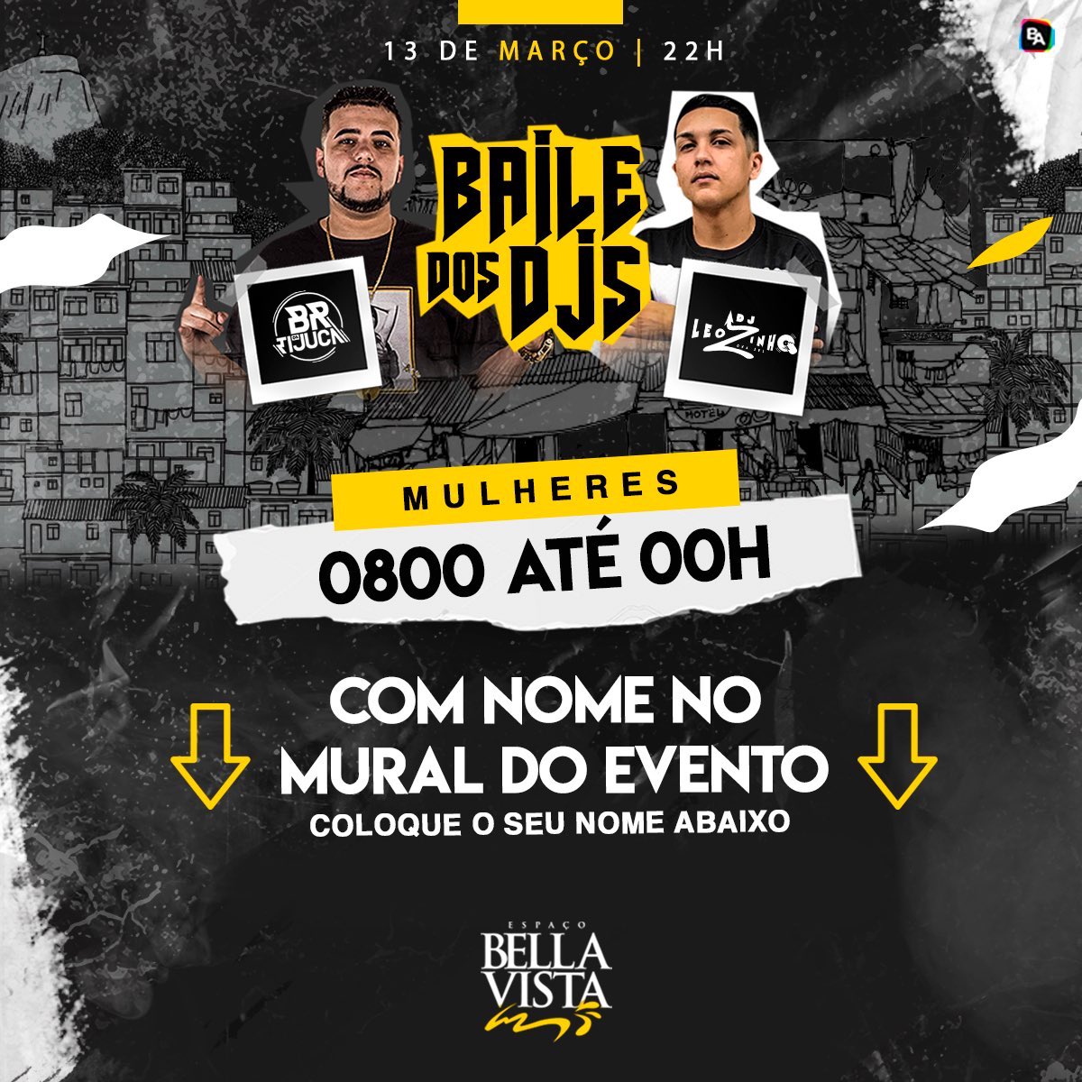 silvaaugusto_'s tweet photo. SEXTA TEM #BailedosDJs ! 🤤

Leozinho da Zona Sul ❌ Br da Tijuca 

Pega essa novidade 👇🏾

↪ MULHER É VIP ATÉ 00:00 ↩
Isso mesmo, meninas são VIP até 00:00 com nome na lista (publiquem o nome e sobrenome no mural do evento).

Link do evento: https://t.co/mHJKIIYiUs… https://t.co/fHle5Q9DRH
