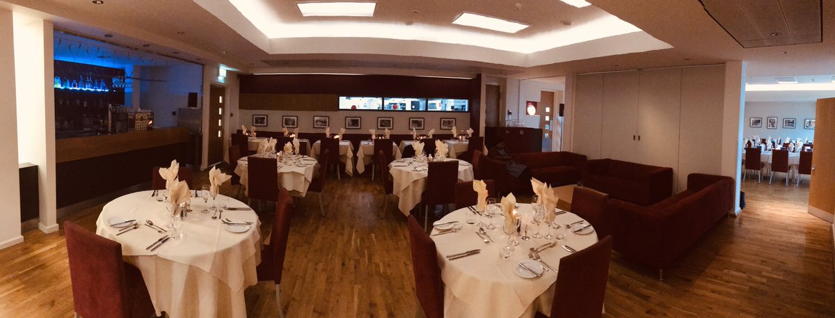 Restaurant, bar &amp; wine room looking beautiful tonight for an evening with the Governers with thanks to <a href="/jp_pittj/">JP</a> &amp; his fabulous students.