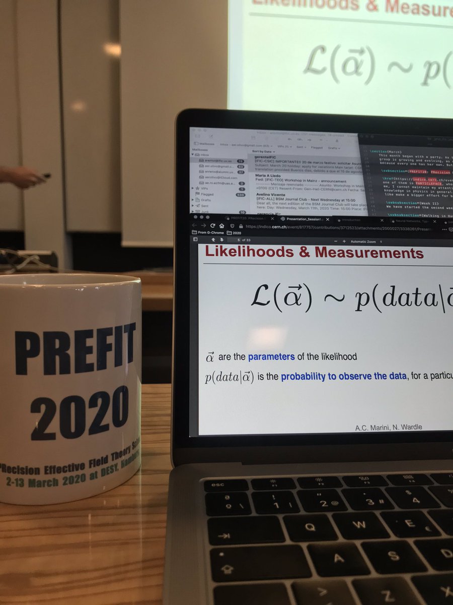 AerOlivo's tweet photo. PRecision Effective FIeld Theory 2020 school  #prefit20 by @PARTICLEFACE &amp; @CanVbs , @IFICorpuscular team present to unravel the precision frontier ! https://t.co/j6MWbNyyXu
