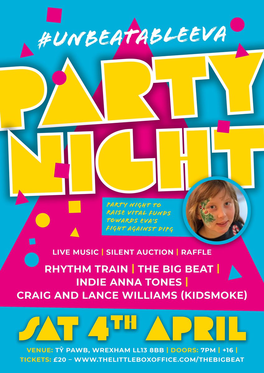 We’re doing a one-off, open to the public gig with our friends  <a href="/TheBigBeatUK/">The Big Beat</a> for #UnbeatableEva <a href="/TyPawb/">Tŷ Pawb</a> on Sat 4th April. Tickets are on sale now!! thelittleboxoffice.com/Thebigbeat