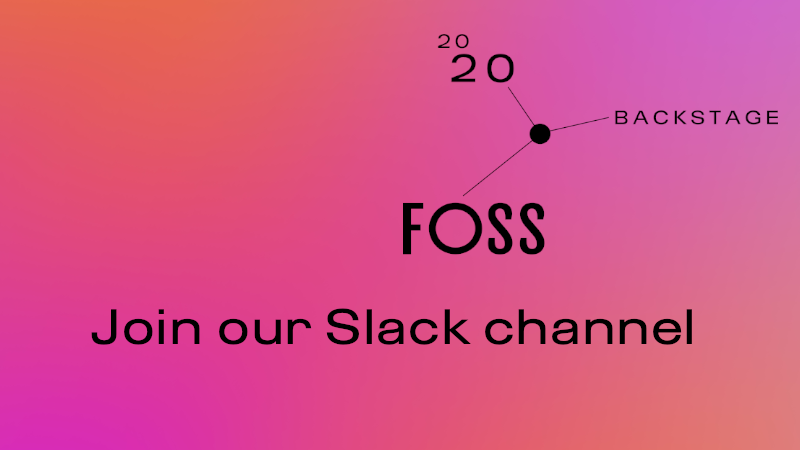 Want to join the FOSS Backstage conversation? Join our Slack channel to discuss everything related to governance, collaboration, legal and economics within the scope of FOSS

join.slack.com/t/fossbackstag…