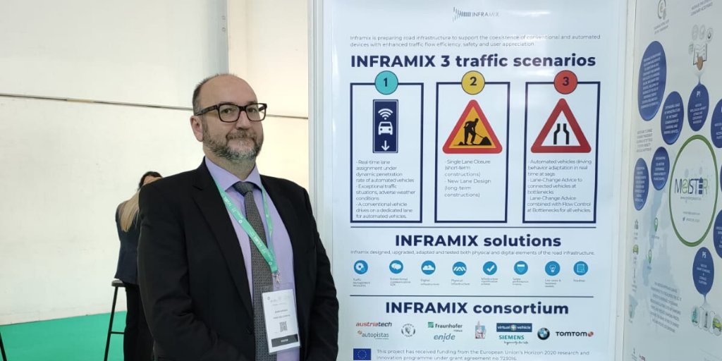 inframix's tweet photo. Today we were at @gomobilityexpo with @ENIDESolutions presenting @inframix as a successful example of #EuropeanProjects advancing #sustainablemobility 🍃🚘

Missed #GoMobility2020❓  You can retrieve the presentation here 👉 https://t.co/iHacs0geju https://t.co/nKJV45XO7f