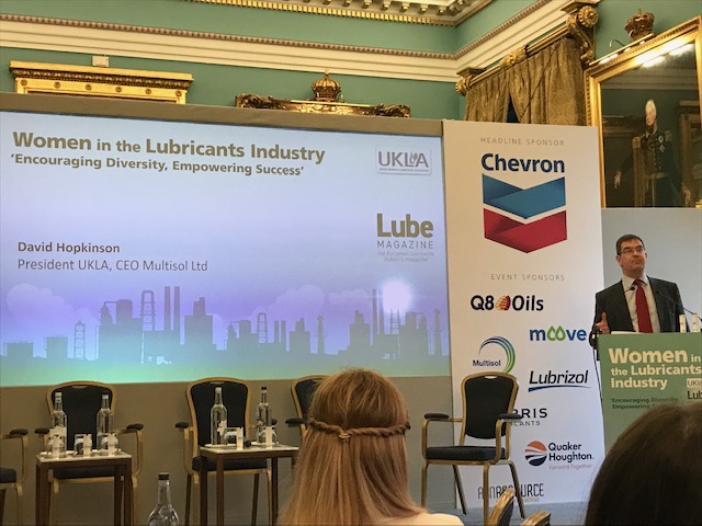 multisolgroup's tweet photo. David Hopkinson is now making his closing address. A great day for everybody here at @116PallMall and thanks to the @UKLASecretariat for arranging this inaugural Women in the Lubricants Industry Conference.

#EachforEqual https://t.co/lLQGuOYXv1