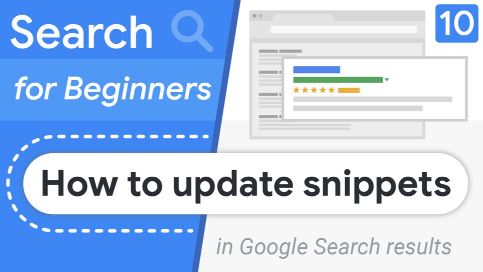 When a good time turns around, you must snippet ✂️ 

In this episode of Search for Beginners, learn how to

🔄change your Google Search result snippet
📝write good page title and descriptions
✅effectively use meta tag descriptions

...and more!

📺→ goo.gle/2Q6g0kN