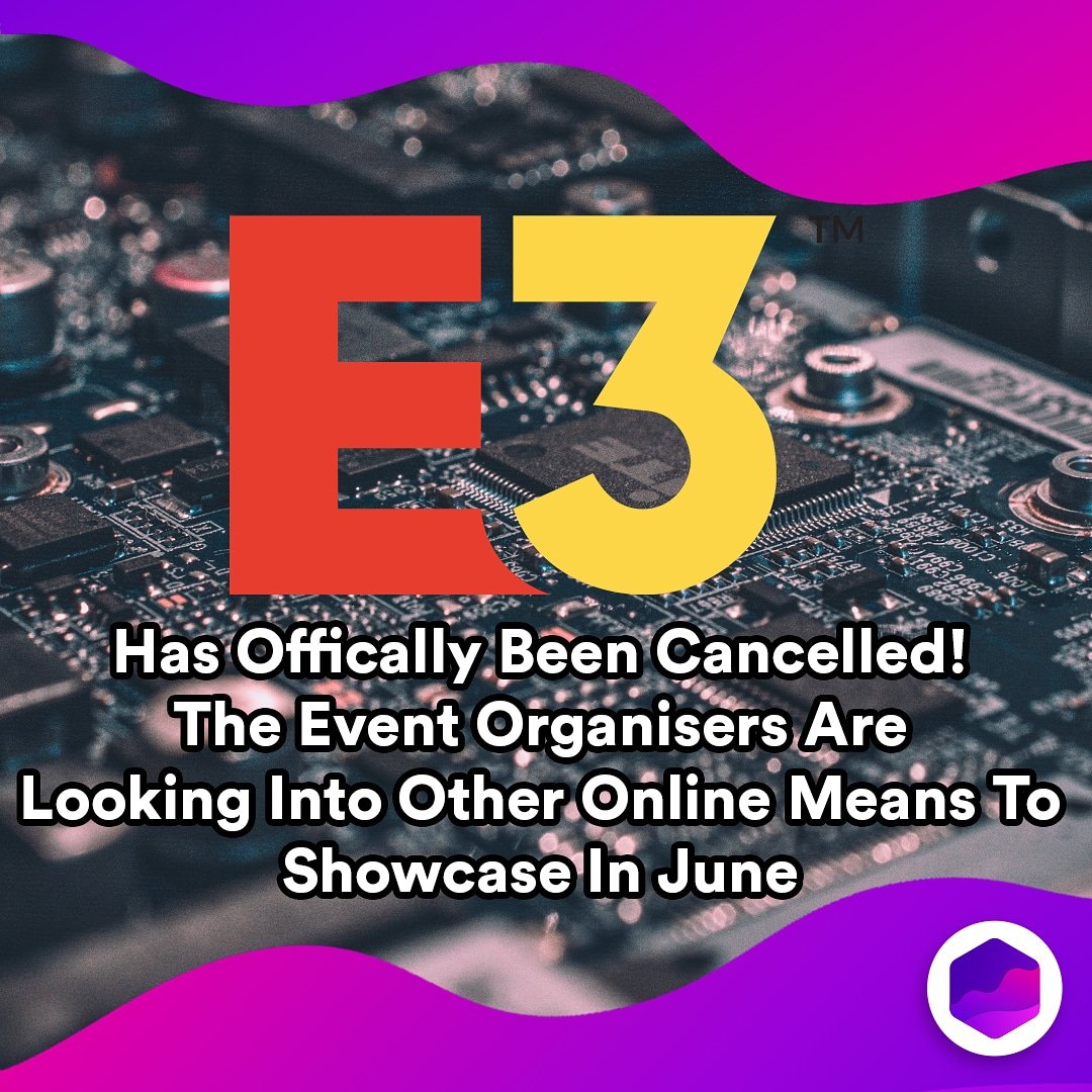 Delicious_Pixel's tweet photo. Organisers have confirmed. I wonder what a purely digital #E3 would be like however 🤔 ... What do you think?
.
#e32020 #coronavirus #corona #gaming #gamers #videogames #events #expo #entertainment #gamergirl #gamer #gaming #live #playstation #xbox #ps5 #nextgen #XboxOne https://t.co/rlx1yyL7go
