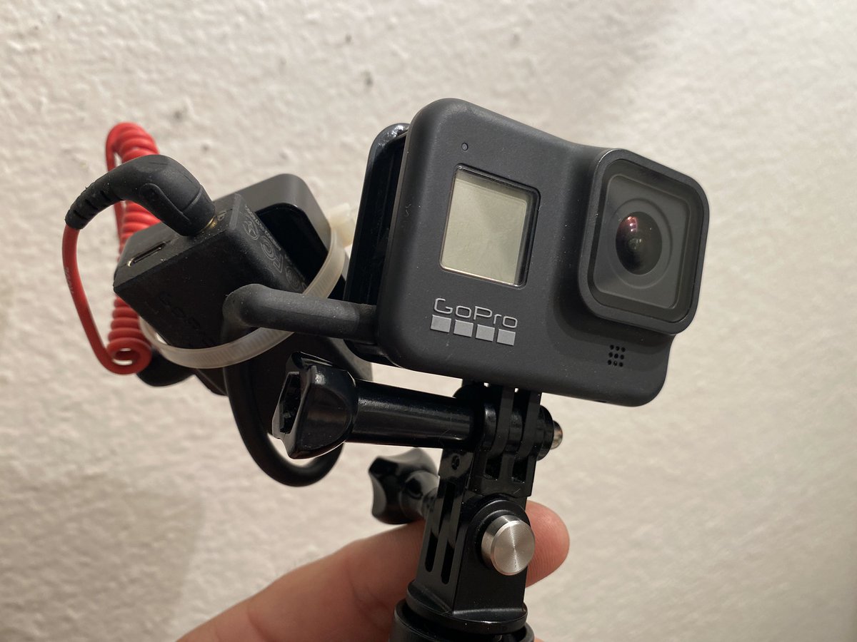 TendosTrash's tweet photo. @GoPro I need a media mod SOOO bad! I search every day to see if any are available. I had been using a microphone plugged into my #gopro7. And the 7 just crapped out. My 7 has been nothing but problems. But my #GoPro8 has been AWESOME. I just can't plug a mic into it comfortably. https://t.co/clPt6rPmiZ