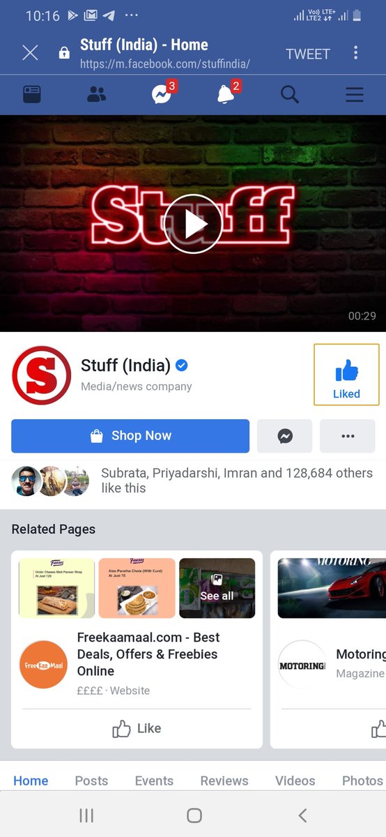 sengodan4's tweet photo. @stuff_india Done team. Followed on all the platforms #StuffIndia ✔
Join friends @ajaysahoo1981 @Shrutikoorichh1 @ShainaArora1 @Sanjiv_34 @SweetyLohariwal @PritiNivoriya @prashanth_geeky @Raghavendra0703 @porwal_shilpi @PinkyDholakia @3Madhvi @Chinnarayudu98 @fotokiran @RamakrishnanI16 https://t.co/QSyYcx6Puh