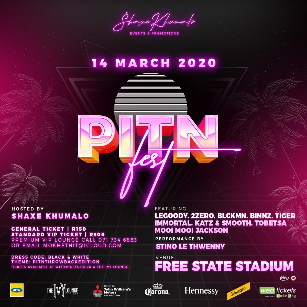 BLCKMN_AT's tweet photo. Holla bafetho! It's that time again, I'm giving away 2 tickets to #PITNFest #PITNThrowbackEdition happening on the 14th March 2020
Retweet this post by tagging the person you want to go with. The person with the most likes on the retweet WINS. Competition closes tomorrow at 4pm https://t.co/N3CGS98yQg