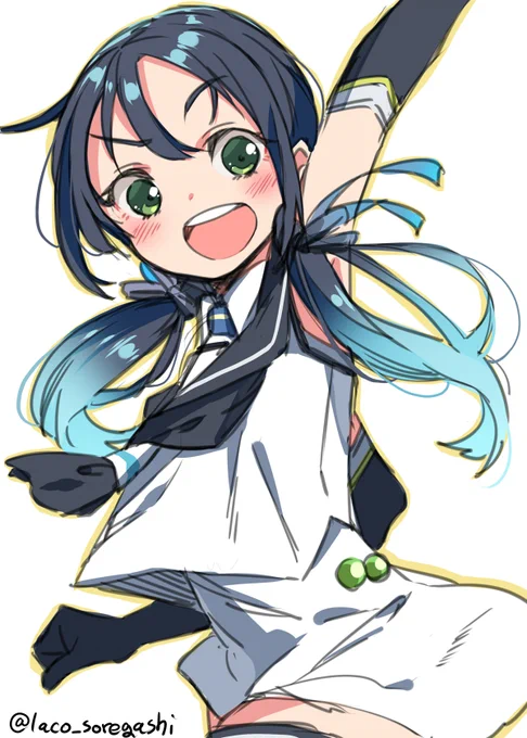 「てぇ～やんでぇ～」
#艦これ版深夜の真剣お絵描き60分一本勝負 
#艦これ版真剣お絵描き60分一本勝負_20200311
#涼風 