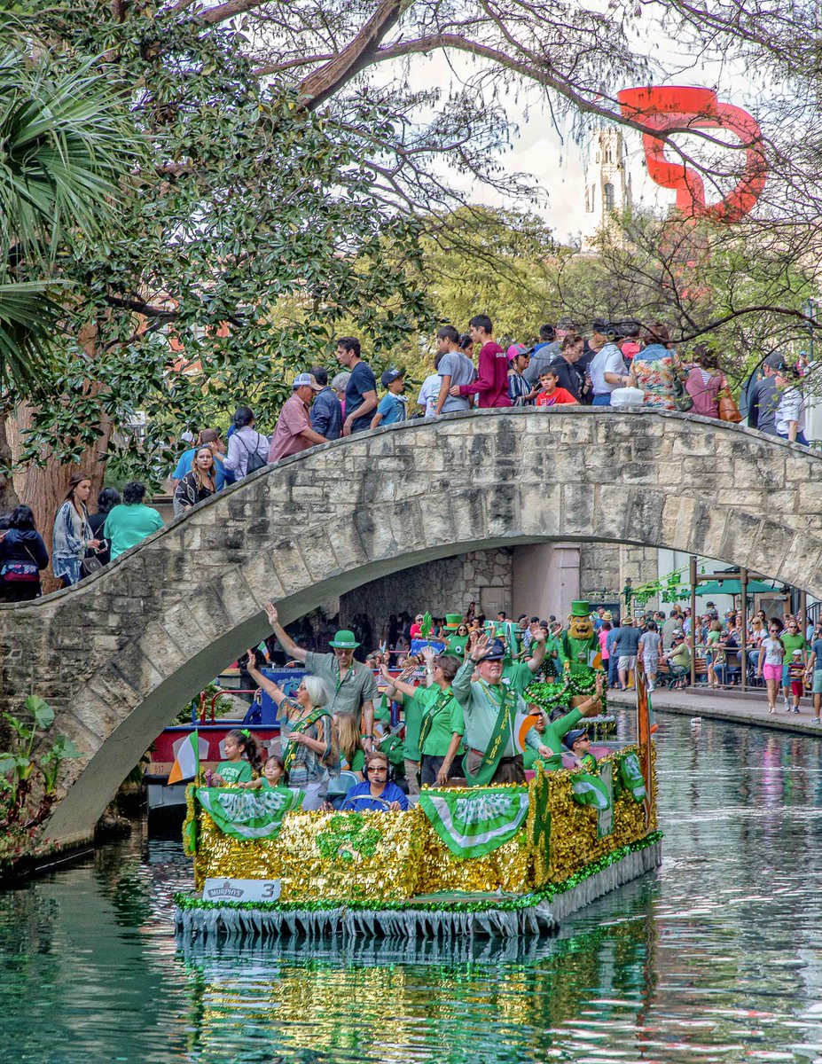 The St. Patrick's Day Festival &amp; Parade on <a href="/theSARiverWalk/">San Antonio River Walk</a> is fun for the entire family! Join us at this FREE event. bit.ly/2TLq83H
