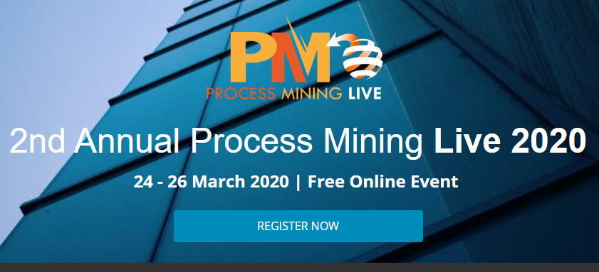 As an online event, Process Mining Live 2020 is not affected by COVID-19. Over 1800 participants already registered, and many more to follow! 

Visit processexcellencenetwork.com/online-events/… to register. 

Next to my keynote, there will be many practical use cases. 

<a href="/PEXNetwork/">Ian Hawkins, Editor: PEX Network</a> <a href="/ProcessMiningTF/">Task Force on Process Mining</a>
