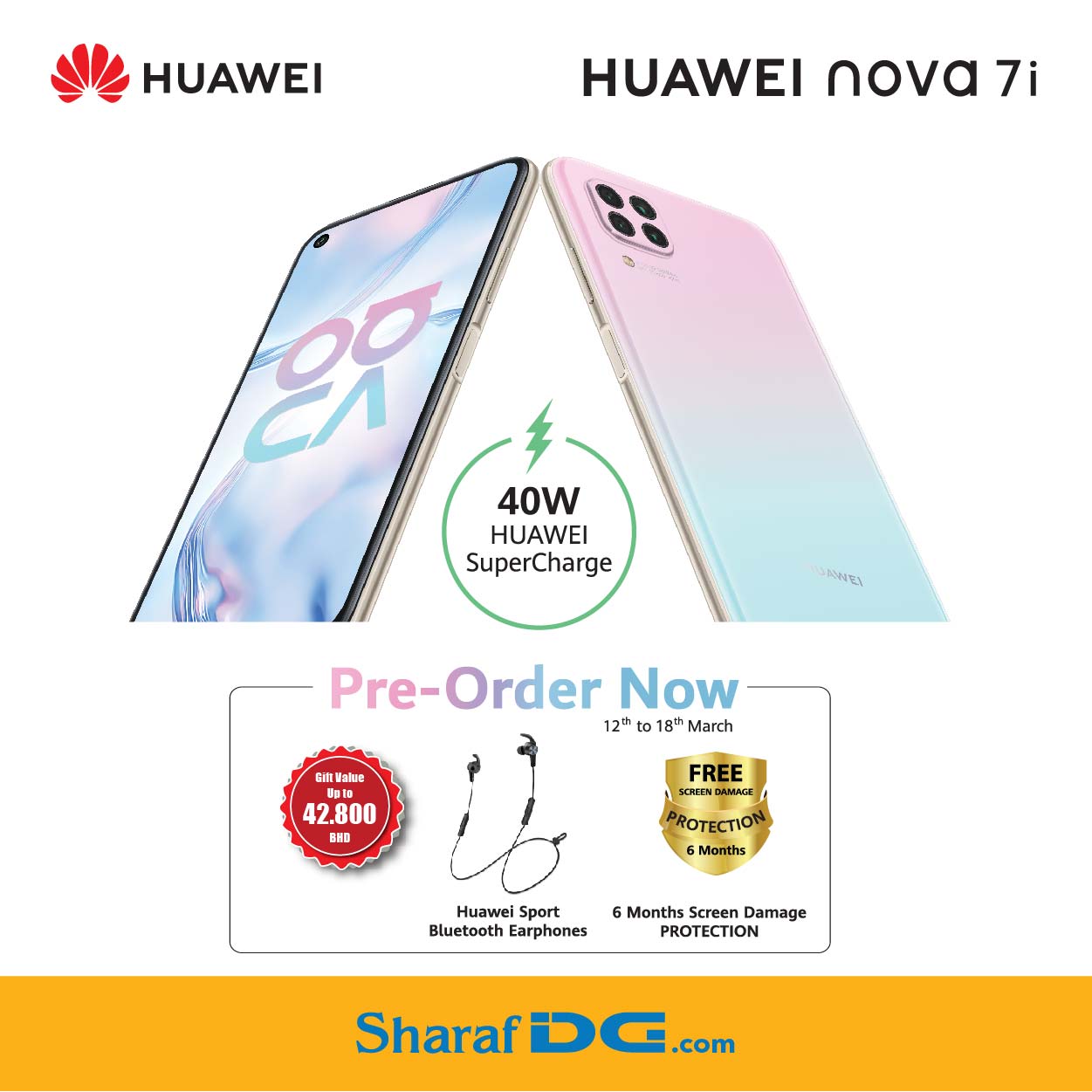 Huawei bluetooth 2025 headset sharaf dg