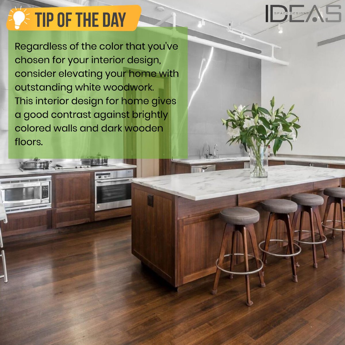 ideaspacedesign's tweet photo. 📜Tip of the Day!
✏️ELEVATE WITH WHITE WOODWORK.
#IdeaSpaceDesign #Interiordesign #HomeDecor #Design #Interiors #InteriorDecorations #Rooms #DecoratedRooms #openplandesign https://t.co/yNiJ17nvMI