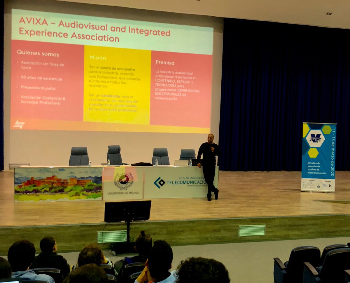 Primera parte de la ponencia "AVIXA e Integración Audiovisual (Sonimálaga)". Impartida por Yoav Slimobich, de <a href="/AVIXA/">AVIXA</a>