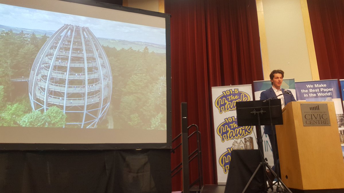 AmandaMomb's tweet photo. Martin Kejval @SkiCapeSmokey talking about plans for a year-round destination in Ingonish! #stateofthestrait #capebreton https://t.co/j6IX382ArC