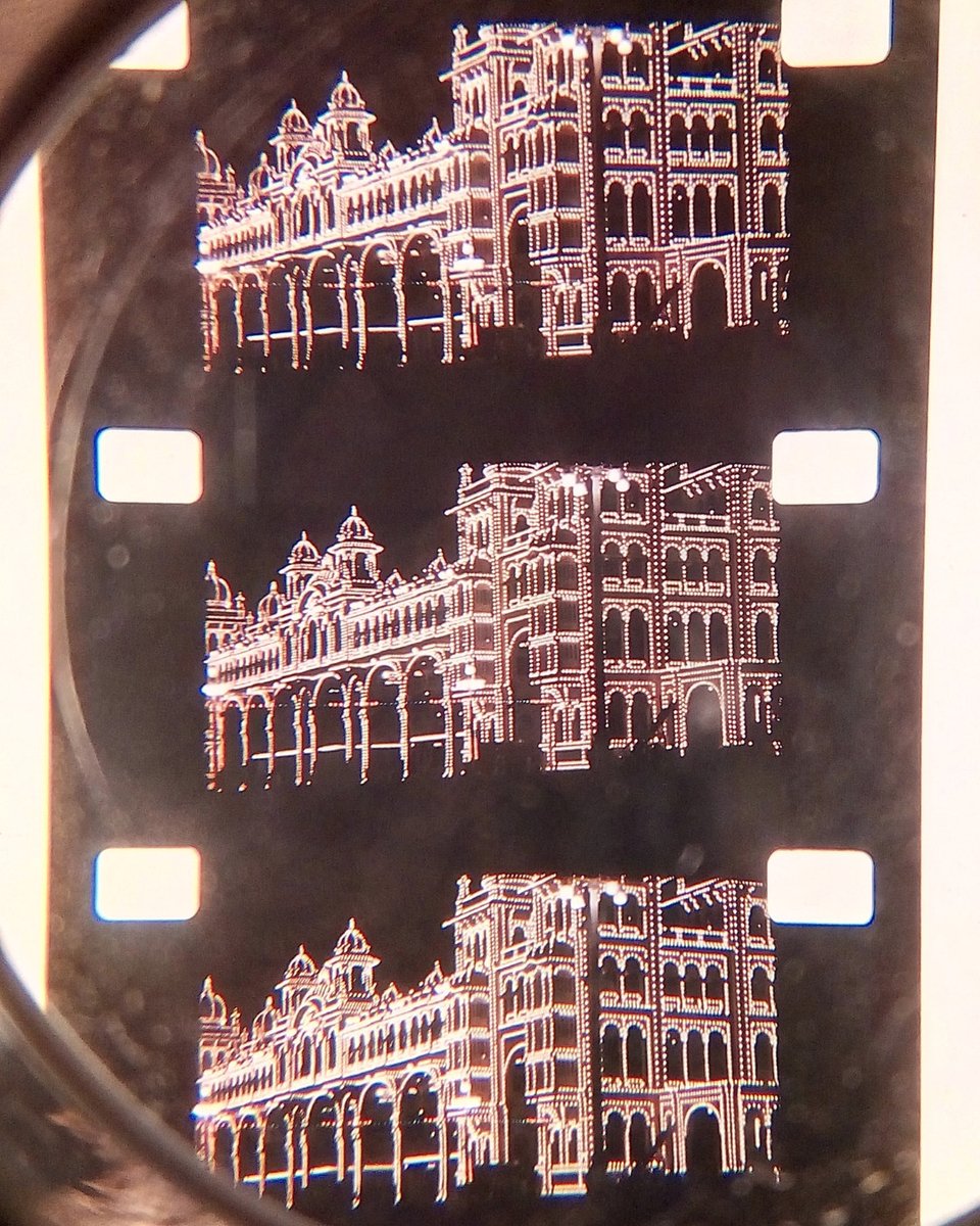 nulightstudios's tweet photo. #EmpireCollection 
Illuminated building, during Mysore Dasara festival, Kamataka, India. #16mm colour film.
(ref: 2001/103/002, Bristol Archives)

#filmfragments #throughalens #exploreyourarchive #archives #heritage #india #indianfestival #vintagefilm #empire #filmtwitter https://t.co/M2RRbJWuKV