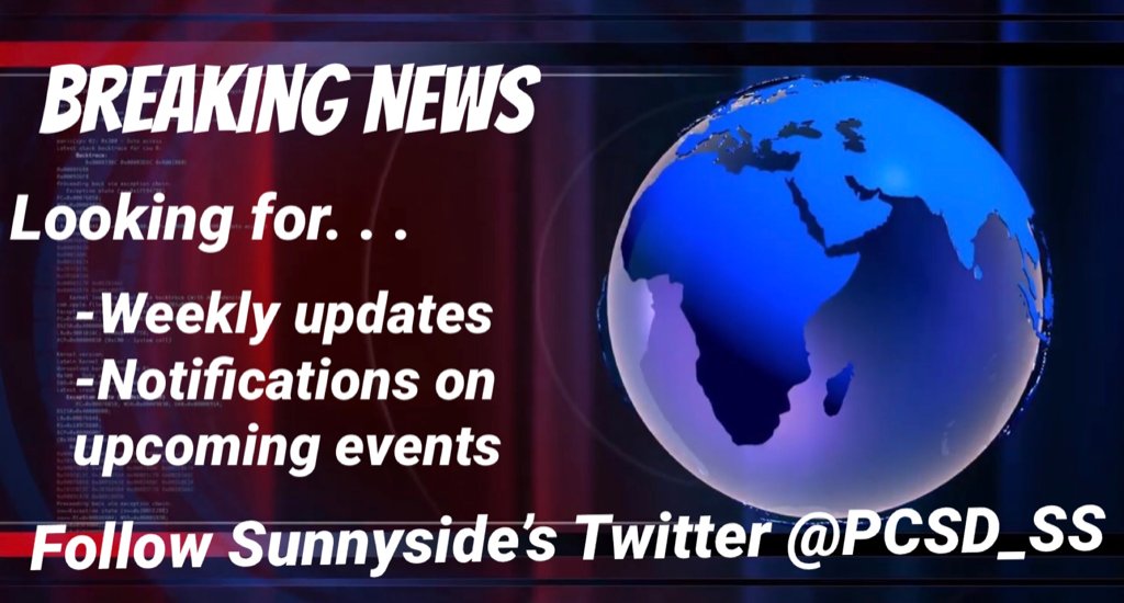 PCSD_SS's tweet photo. To all parents and staff, follow us at @PCSD_SS for all updates and information regarding Sunnyside Elementary.  #Raiderstrong https://t.co/fRBh4pbjZT