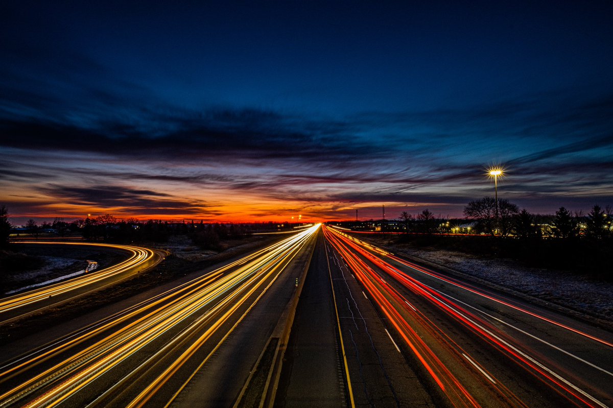 Good morning. I had to stop over the QEW this morning. #sunrise #ontario #morning #fujifilm_xseries