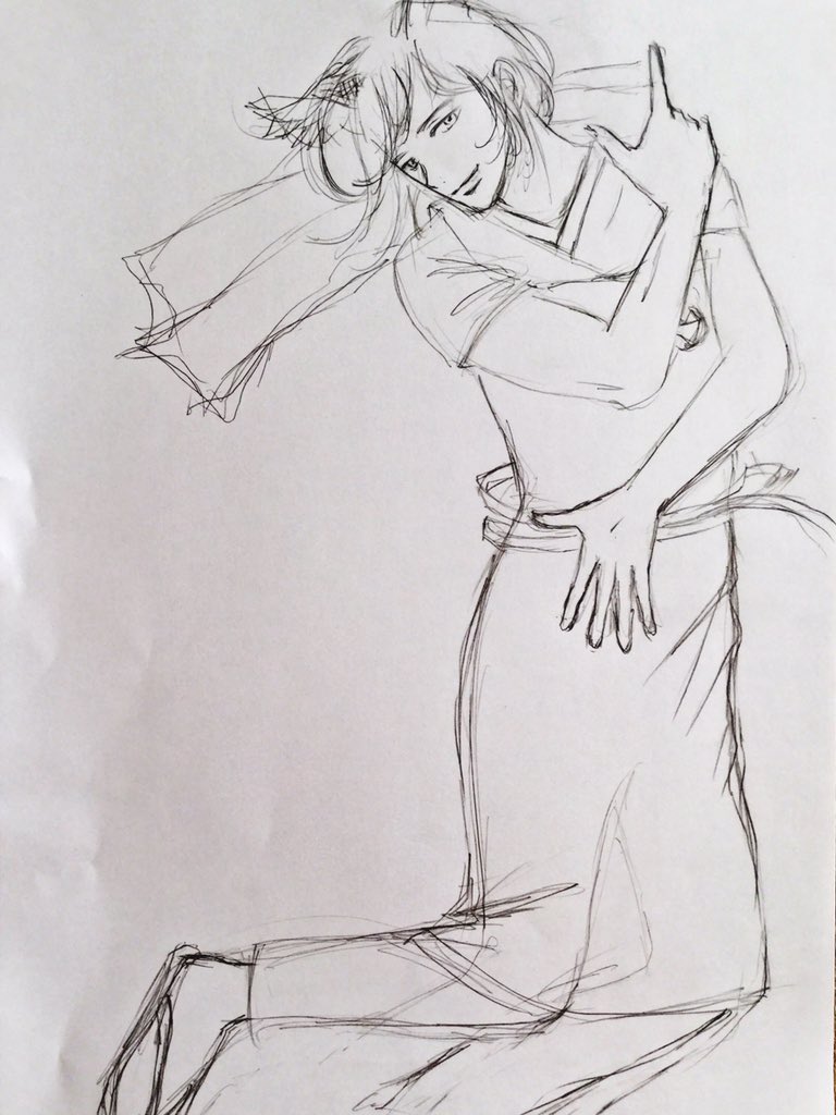 ジョジョ 今回は駆け足です ジョジョ立ちっぽくしたかったのですが 乙女チックになりました Mog Nekoの漫画