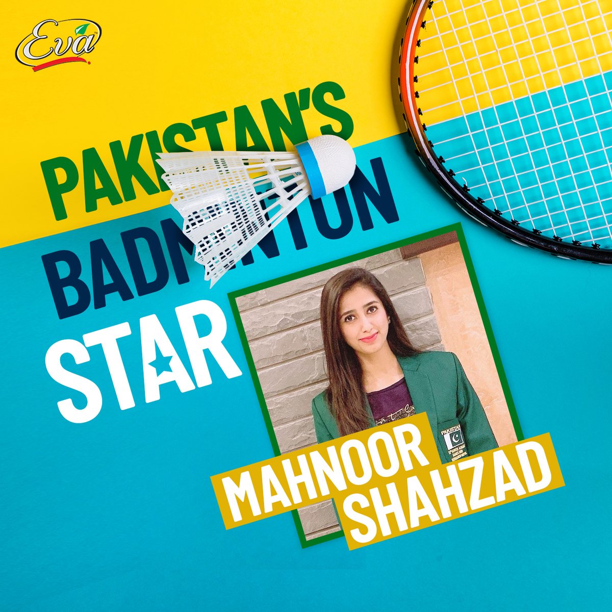 oil_eva's tweet photo. A huge congratulations to Mahnoor Shahzad for being among the world's top 140 Badminton players! This is a proud moment for Pakistan as a nation and we're so proud of her.
#WomenHeroes #BreakingStreotypes
#NayeKalKiNayiDhunn
#EvaCookingOil https://t.co/sqPxcPGsP7