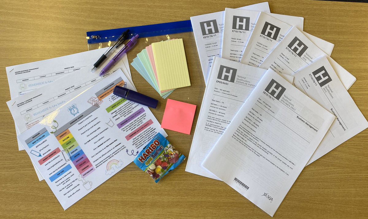 KHSBusinessEd's tweet photo. Weโve put together some N5 & H Business Management Revision Packs for our fabulous S5/6 this year to ensure the best chance of success in their upcoming exam! ๐ we hope our students love them as much as we do.. ๐ @KirkcaldyHigh #businessmanagement #revisionpacks https://t.co/PizlRLwLn7