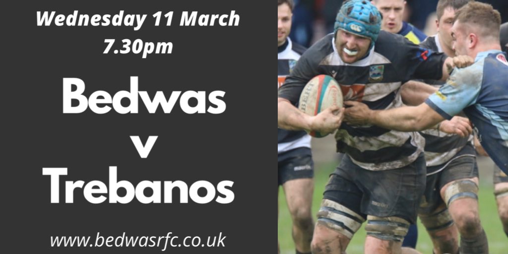 Looking forward to welcoming Trebanos to Bedwas this evening for a mid-week Championship match. 🏉 You don’t have to wait until Saturday to get your rugby fix, as we’ll be on under the lights tonight! ⚫️⚪️ #Wass