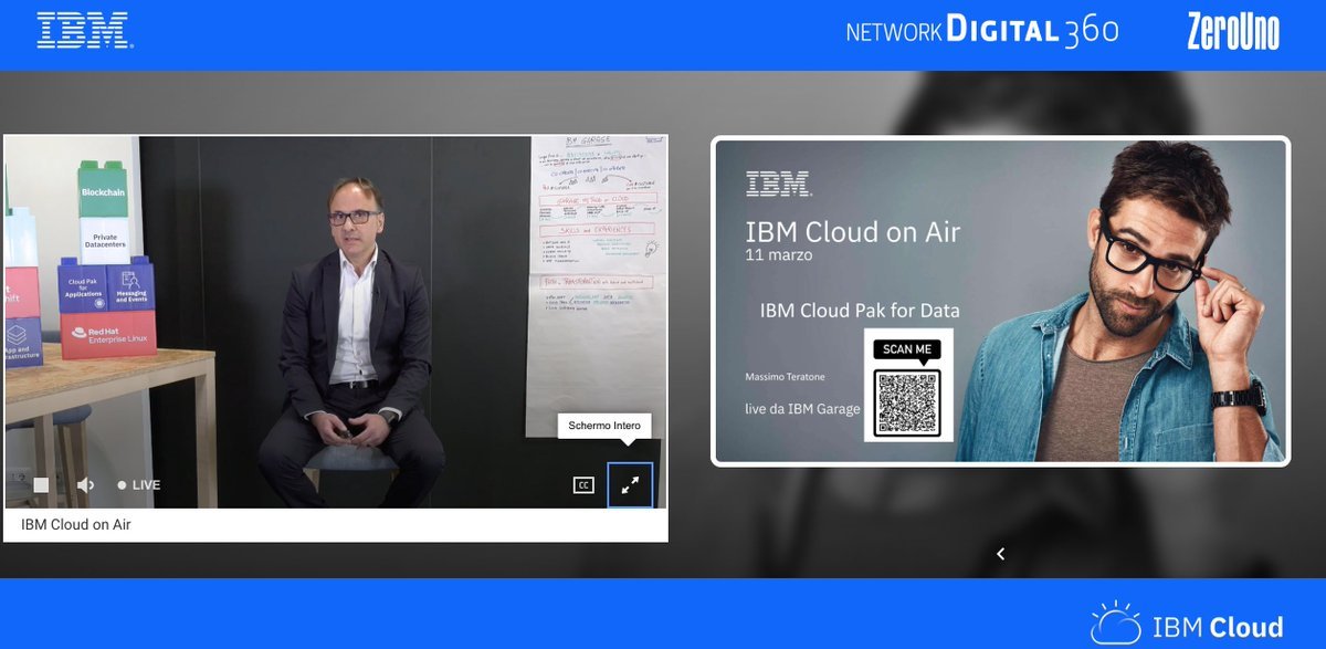bfavellato's tweet image. #IBMCloudOnAir #MassimoTeratone IBM Cloud Pak for Data con Data Virtualization per evitare la duplicazione dei dati #StartIBMCloud.