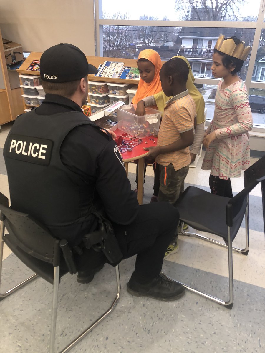 AndreaMaziak's tweet photo. How lucky are our @BegleyBroncos1 , to have @WindsorPolice friends to build, learn and grow with? This is the best part of our week! https://t.co/VUsOtLt003