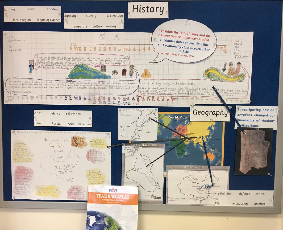hackforthschool's tweet image. Comparing Ancient Civilisations through history &amp;amp; geography. Next stop Ancient Egypt. @BenMBallin @TTSResources @Primageographer @Humanities2020 @SwaleAlliance #mixedageteaching #curriculum
