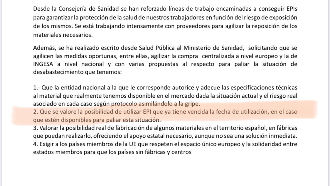 Del total de contagiados por coronavirus en Italia, el 7% son personal sanitario.
Necesitamos trabajar con medios de protección adecuados. ¿Los equipos caducados lo son?.
Si nos contagiamos, no podremos atender a los pacientes.