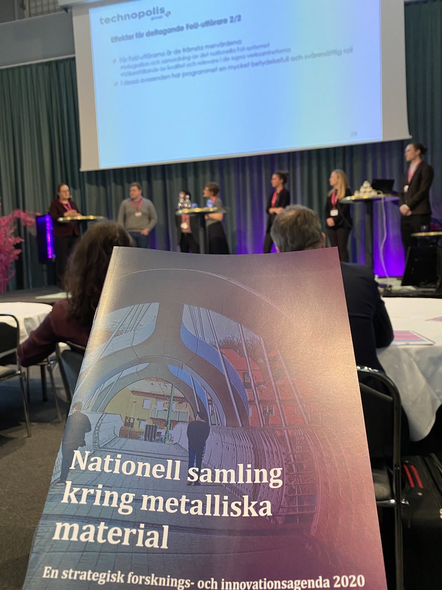 Samtal om utvärdering och framtid för forskning inom metalliska material. Strategisk inriktning och industrirelevans blandat med visionära satsningar. ⁦<a href="/Jernkontoret/">Jernkontoret</a>⁩ ⁦⁦<a href="/vinnovase/">Vinnova</a>⁩ ⁦<a href="/Energi_mynd/">Energimyndigheten</a>⁩ ⁦<a href="/FormasForsk/">Formas, ett forskningsråd för hållbar utveckling.</a>⁩