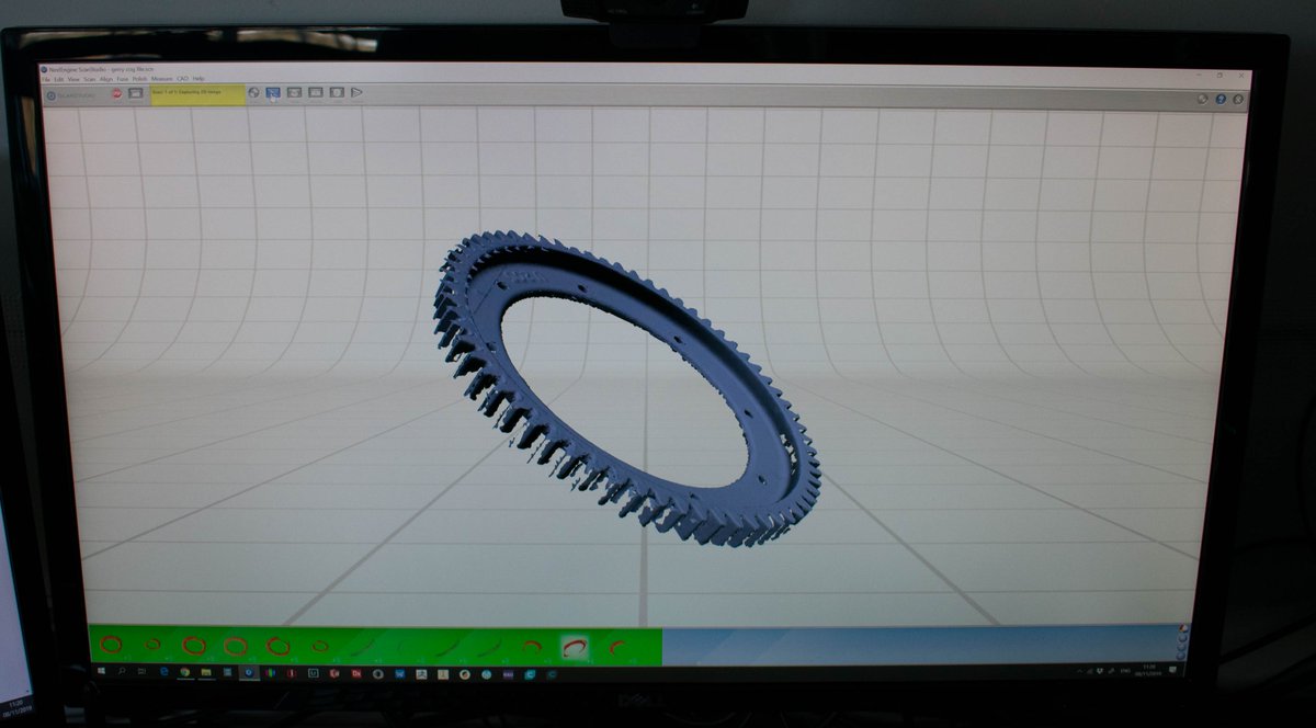 mmg1971's tweet photo. Baler Gear Scanned, Rev Eng, fixed digitally now ready for metal print.
More information on Metal printing soon. https://t.co/XvvpzAos5S