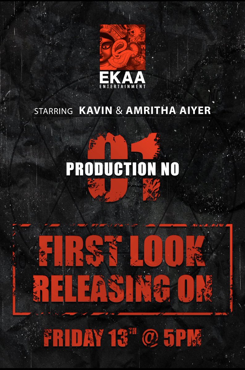 DopYuva's tweet image. My ongoing project #EKAAentertaiment #kavin02  first look releasing on friday 13th @5pm🎉🎊🎊
@kavin_m_0431 @Actor_Amritha
@EkaaEntertainm1 @VineethVarapra1 @hepzi90753725 @ganesh_madan @DopYuva @_STUNNER_SAM @willbrits @Yuvraj_ganesan @rk3dguy @nishanth_r