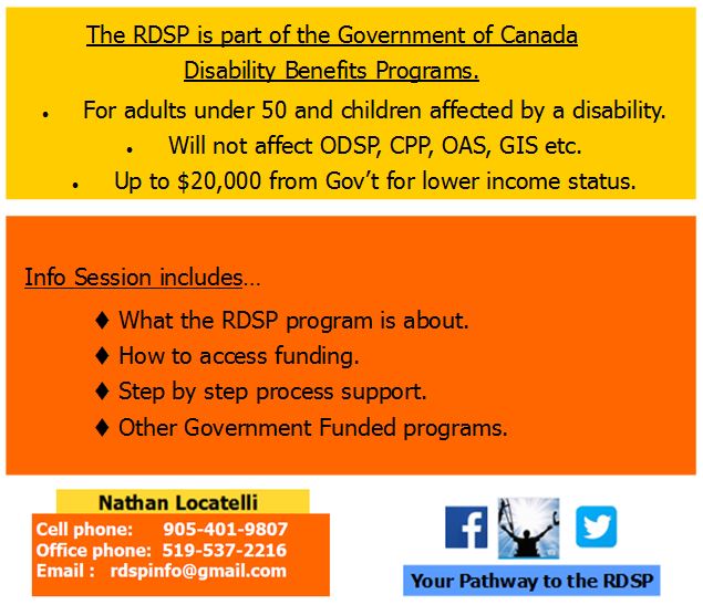Your Pathway to the RDSP tweet media