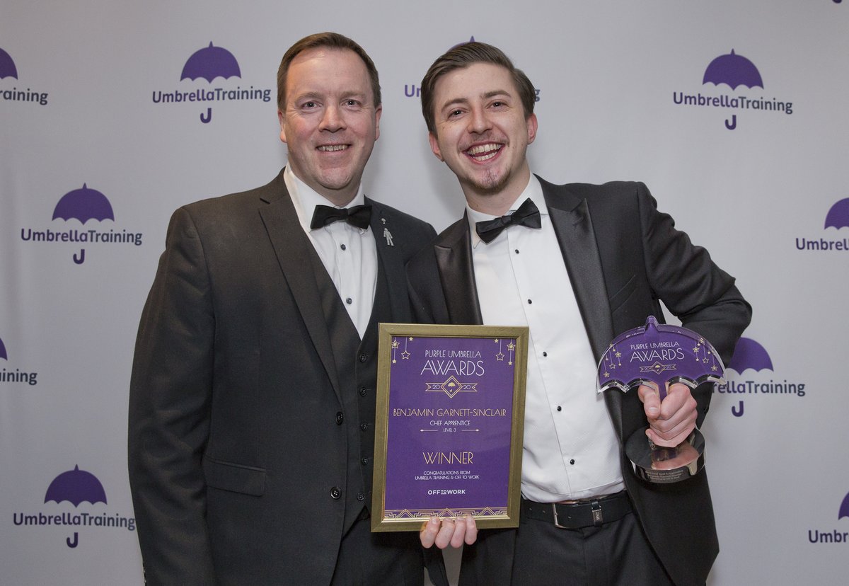 UmbrellaTES's tweet photo. Best Chef Apprentice Level 3 Winner 🌟☂️

Benjamin Garnett-Sinclair
(From @chandco) 

Award sponsored by @teamOTW 
 
#PurpleUmbrellaAwards
#ComeUnderOurUmbrella https://t.co/jkHb7Qgv7p