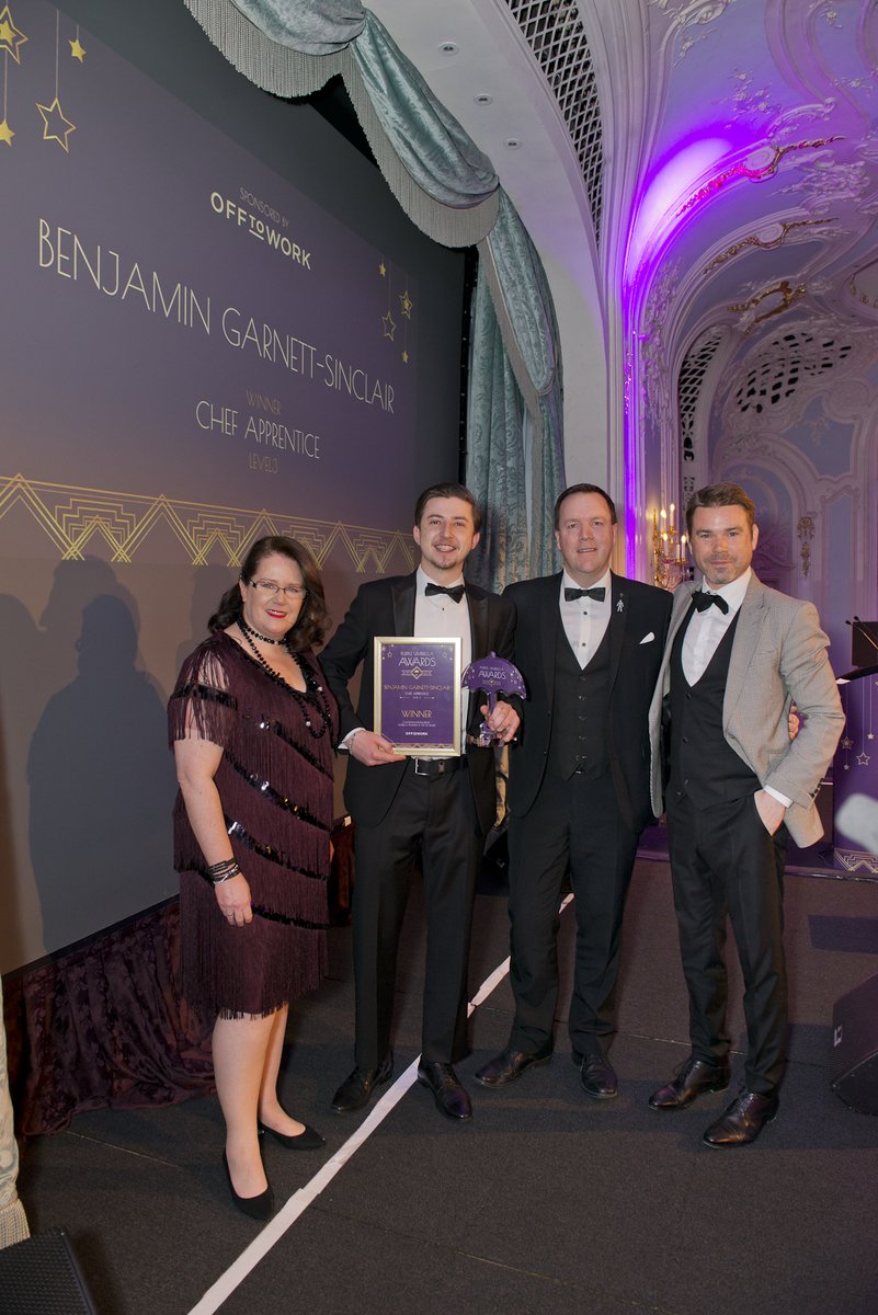 UmbrellaTES's tweet photo. Best Chef Apprentice Level 3 Winner 🌟☂️

Benjamin Garnett-Sinclair
(From @chandco) 

Award sponsored by @teamOTW 
 
#PurpleUmbrellaAwards
#ComeUnderOurUmbrella https://t.co/jkHb7Qgv7p