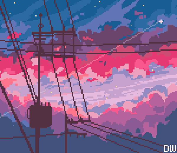 Woodspixl's tweet image. I started this for #pixel_dailies #StormCloud but I was super busy these past few days to finish it- it also ended up not being very stormy looking but oh well- ☁️ 

#pixel #pixelart #ドット絵 #aseprite